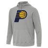 Antigua Indiana Pacers Heather Gray Cloud Pullover Hoodie Premium