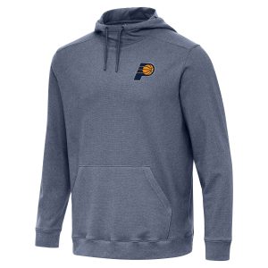 Antigua Indiana Pacers Heather Navy Cloud Pullover Fabulous Hoodie