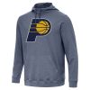 Antigua Indiana Pacers Trendy Heather Navy Cloud Pullover Hoodie