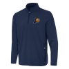 Antigua Indiana Pacers Navy Perilous Quarter Zip Sweatshirt Premium