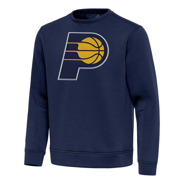 Antigua Trendy Indiana Pacers Navy Relevant Pullover Sweatshirt