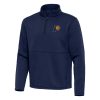 Antigua Indiana Pacers Navy Twist Quarter Zip Pullover Premium Top