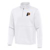 Antigua Fabulous Indiana Pacers White Twist Quarter Zip Pullover Top