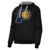 Antigua Indiana Pacers Unique Women's Black Victory Pullover Hoodie