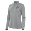 Antigua Indiana Pacers Women's Gray Premium Reprocess Quarter Zip Top