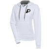 Antigua Stylish Indiana Pacers Women's White Brushed Metallic Victory Pullover Hoodie