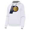 Antigua Indiana Pacers Women's White Trendy Victory Pullover Hoodie