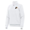 Antigua Indiana Pacers Fabulous Women's White Victory Quarter Zip Sweatshirt