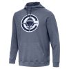 Antigua LA Clippers Heather Navy Cloud Pullover Premium Hoodie