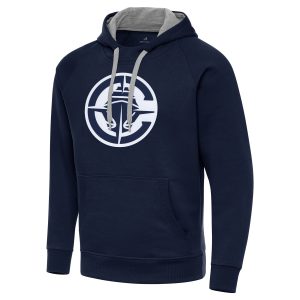 Antigua LA Clippers Navy Big & Tall Victory Raglan Elegant Pullover Hoodie
