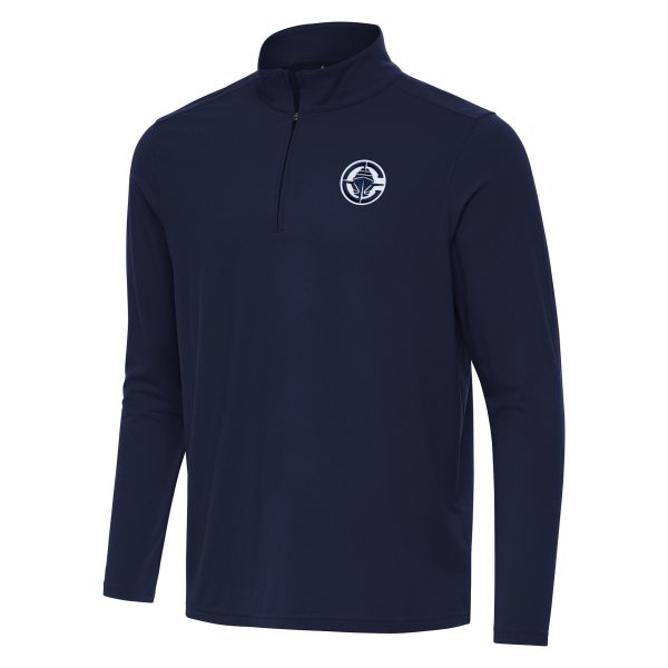 Antigua Gorgeous LA Clippers Navy Intent Quarter Zip Top