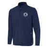 Antigua LA Clippers Navy Perilous Quarter Zip Chic Sweatshirt