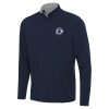 Antigua Premium LA Clippers Navy/Gray Content Quarter Zip Top