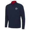 Antigua LA Clippers Navy/Red Content Premium Quarter Zip Top