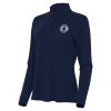 Antigua LA Clippers Women's Navy Intent Quarter Zip Top Premium