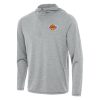 Antigua Los Trendy Angeles Lakers Heather Gray Tidy Quarter Zip Hoodie