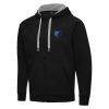 Antigua Memphis Grizzlies Black Big Eye - catching & Tall Victory Full Zip Hoodie Jacket