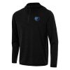 Antigua Memphis Grizzlies Heather Black Tidy Quarter Zip Gorgeous Hoodie