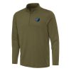 Antigua Memphis Grizzlies Unique Olive Reprocess Quarter Zip Top