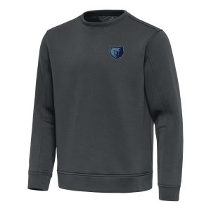 Antigua Memphis Grizzlies Elegant Pewter Relevant Pullover Sweatshirt
