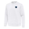 Antigua Memphis Grizzlies Unique White Relevant Pullover Sweatshirt