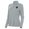 Antigua Memphis Grizzlies Women's Gray Unique Intent Quarter Zip Top