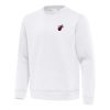 Antigua Miami Heat Fabulous White Relevant Pullover Sweatshirt