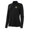 Antigua Milwaukee Chic Bucks Women's Black Reprocess Quarter Zip Top