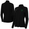 Antigua Milwaukee Bucks Women's Black St. Eye - catching Patrick's Day Intent Quarter Zip Top