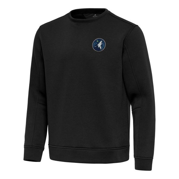 Antigua Stylish Minnesota Timberwolves Black Relevant Pullover Sweatshirt