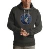 Antigua Minnesota Timberwolves Charcoal Eye - catching Team Logo Victory Pullover Hoodie