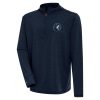 Antigua Minnesota Timberwolves Heather Navy Tidy Gorgeous Quarter Zip Lightweight Pullover Top