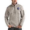 Antigua Minnesota Timberwolves Natural Fortune Gorgeous Quarter Zip Pullover Jacket