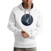 Antigua Minnesota Timberwolves White Team Trendy Logo Victory Pullover Hoodie