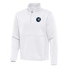 Antigua Minnesota Timberwolves White Twist Elegant Quarter Zip Pullover Top