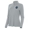Antigua Minnesota Timberwolves Unique Women's Gray Intent Quarter Zip Top