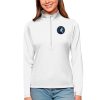 Antigua Minnesota Timberwolves Women's White Tribute Half Chic Zip Top