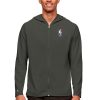 Antigua NBA Pewter Legacy Full Zip Hoodie Gorgeous