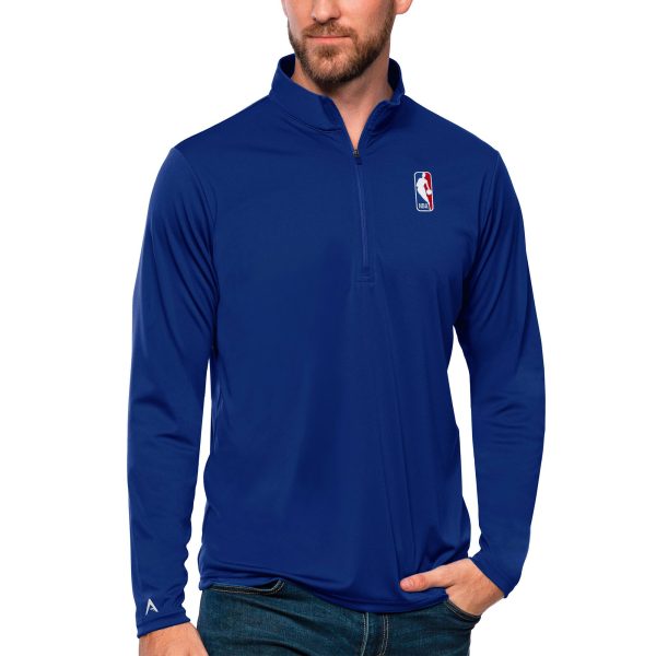 Antigua NBA Royal Fabulous Tribute Quarter Zip Pullover Top