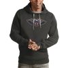 Antigua New Orleans Pelicans Charcoal Team Logo Victory Trendy Pullover Hoodie