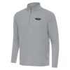 Antigua New Orleans Pelicans Trendy Gray Intent Quarter Zip Top