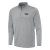 Antigua New Orleans Pelicans Gray Chic Reprocess Quarter Zip Top