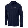Antigua New Orleans Pelicans Heather Navy Chic Tidy Quarter Zip Hoodie