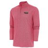 Antigua New Orleans Pelicans Heather Red Hunk Quarter Gorgeous Zip Pullover Top
