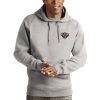 Antigua New Orleans Pelicans Heathered Gray Victory Trendy Pullover Hoodie