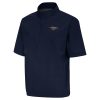 Antigua New Orleans Pelicans Navy Brisk Gorgeous Quarter Zip Windbreaker