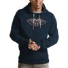 Antigua New Orleans Pelicans Navy Team Logo Victory Pullover Trendy Hoodie