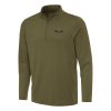 Antigua New Orleans Elegant Pelicans Olive Reprocess Quarter Zip Top