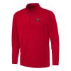 Antigua New Orleans Fabulous Pelicans Red Reprocess Quarter Zip Top