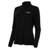 Antigua New Orleans Pelicans Women's Black Intent Chic Quarter Zip Top